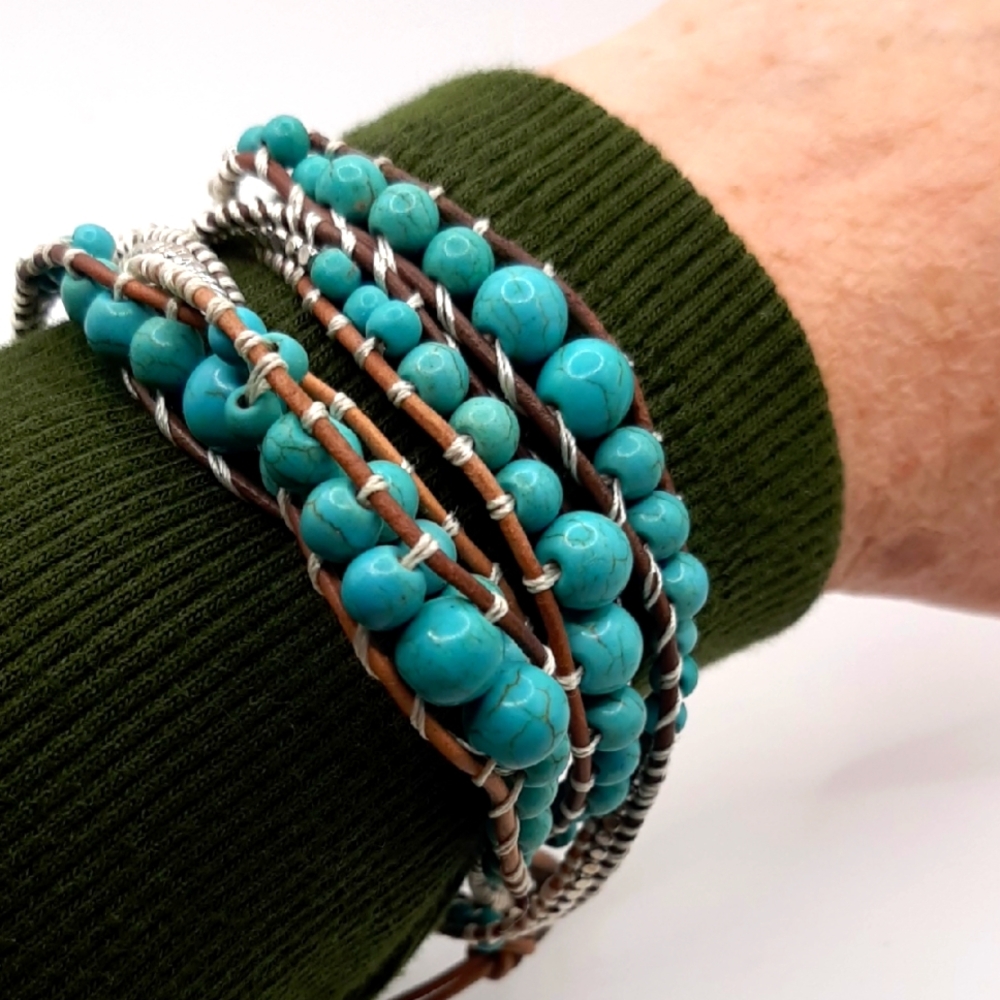 Bindy USA  Beaded Wrap Bracelet